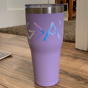 Purple Off Brand Yeti Cup